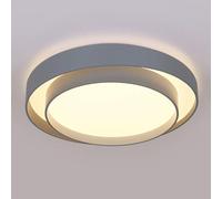 Wmmner Double Lampshade Panel Lights Elegant Personalized Ceiling Lamp Led Simplicity Flat Ceiling Light Fixture Embedded Installation Canopy Ceiling Light for Living Room Bedroom Children's Room/Cene