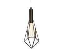 Wmmner Elegant Industrial Hanging Lights Black Metal Light Single Head Bohemian Lamp Iron Art Lampshade Ceiling Lighting Fixture for Kitchen Island Dining Room over Sink/B