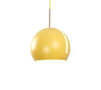 Wmmner Elegant Modern Hanging Lights Industrial Creative Ceiling Light Chandelier Light Creative Lightaron Single Head Suspensiom Lamp for Kitchen Island Dining Room over Sink/Giallo/20Cm