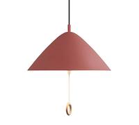 Wmmner Elegantaron Hanging Lamparon Creative Triangle Chandelier Semi-Recessed Color Light Cylindrical Elegant Ceiling Lighting Fixture for Dining Room,Living Room Bar/Rosa/10.6In*9.4In