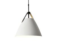 Wmmner Elegantaron Hanging Lights Simplicityaron Ceiling Light Chandelier Personalized Restaurant Lights Barelegant Suspensiom Lamp for Bedside Indoor Rustic Teahouse Café/Bianco/14.1In*9.4In