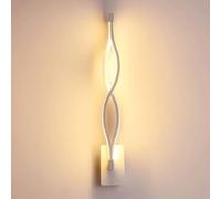 Wmmner Europauna Lampada da Parete Moderna Camera da Letto Illuminazione da Comodino Applique da Parete a Led - Lampada da Parete a Onda 16W Lampada da Parete in Metallo Illuminazione a Soffitto in Ac