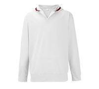 Wmmner Felpe con Cappuccio da Uomo Felpa con Cappuccio a Nido D'Ape con Scollo a V e Motivo a Quadri Felpa Invernale e Autunnale Felpa Casual a Maniche Lunghe/Felpe con Cappuccio Bianche da Uomo/S