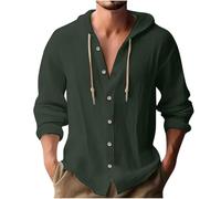 Wmmner Felpe con Cappuccio da Uomo Uk Bluse con Bottoni Felpe Tinta Unita con Coulisse Felpe con Cappuccio a Maniche Lunghe Felpe Leggere Ed Eleganti Bluse Casual Autunnali Abbigliamento Sportivo Abbi
