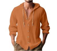 Wmmner Felpe con Cappuccio da Uomo Uk Bluse con Bottoni Felpe Tinta Unita con Coulisse Felpe con Cappuccio a Maniche Lunghe Felpe Leggere Ed Eleganti Bluse Casual Autunnali Abbigliamento Sportivo Abbi