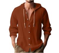 Wmmner Felpe con Cappuccio da Uomo Uk Bluse con Bottoni Felpe Tinta Unita con Coulisse Felpe con Cappuccio a Maniche Lunghe Felpe Leggere Ed Eleganti Bluse Casual Autunnali Abbigliamento Sportivo Abbi