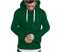 Wmmner Felpe con Cappuccio da Uomo Uk Maglioni a Tinta Unita con Tasca Felpa Blusa Termica Autunno Inverno Pullover Felpa con Cappuccio Felpe con Cappuccio e Coulisse Autunno Inverno Bluse Casual Abbi