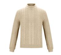 Wmmner Felpe da Uomo Pullover Lavorati a Trecce Maglioni a Tinta Unita Blouse Maglioni a Maniche Lunghe con Collo Rotondo Top Maglie Termiche Autunnali e Invernali Casual Sport, Escursionismo e Vacanz