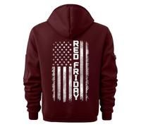 Wmmner Felpe da Uomo Quarter Zip Autunno e Inverno Trendy Graphic Stylish Contrast Zipperfelpa con Cappuccio Attiva da Allenamento Leggera a Maniche Lunghe/Vino/Xl