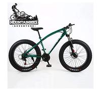 Wmmner Hardtail Mountain Bike 26 Pollici con Freni a Disco Meccanici per Uomo Ae Donne, Bicicletta da Montagna per Adulti Fat Tire, Acciaio ad Alto Tenore Di Carbonio e Sedile Regolabile e Sospensione