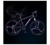 Wmmner Hardtail Mountain Bike 26 Pollici, Mountain Trail Bike per Uomo Donna, Anteriore Subicicletta da Montagna Spension con Doppio Freno a Disco, Bici Antiscivolo in Acciaio ad Alto Tenore Di Carbon