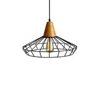 Wmmner Hollow Simplicity Hanging Lamp Elegant Metal Ceiling Lighting Fixture Bedroom Creative Light Single Head 1-Light Chandelier for Kitchen, Bedside Indoor Rustic Teahouse Café/B