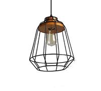 Wmmner Hollow Simplicity Hanging Lamp Elegant Metal Ceiling Lighting Fixture Bedroom Creative Light Single Head 1-Light Chandelier for Kitchen, Bedside Indoor Rustic Teahouse Café/a