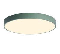 Wmmner Industrial Colorful Ceiling Flush Lights Elegant Super Bright Ceiling Lamp Modernaroon Ceiling Lighting Fixtures 3 Dimmable Simple Panel Lamp for Hallway Kitchen Island Shop Bedroom/Verde/15.7I