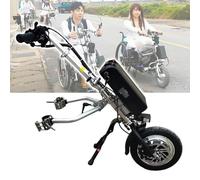 Wmmner Kit Di Conversione per Sedia a Rotelle Elettrica - Attacco Di Potenza Leggero da 500 W con Luce Anteriore e Ammortizzatore per Una Migliore Mobilità e Terapia Di Riabilitazione/a