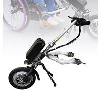Wmmner Kit Di Conversione per Sedia a Rotelle Elettrica - Motore da 500 W, Batteria da 48 V17 Ah, 3 Velocità, Luce Anteriore e Ammortizzatore per Una Maggiore Mobilità e Terapia Di Riabilitazione/a