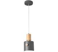 Wmmner Lampada a Sospensione con Manico in Legno Personalizzato Mi-Ni Piccola Lampada a Sospensione Decorazione Casa Colonica Apparecchio Di Illuminazione a Soffitto, (Frassino)