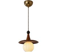 Wmmner Lampada a Sospensione Francese Antica per Camera da Letto V-Intage Lampada a Sospensione in Vetro per Vento Di Stupore Giapponese E27 Lampada a Sospensione per Camera da Letto Principale Appare