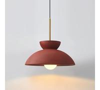 Wmmner Lampada a Sospensione in Resina a 1 Luce Lampadario a Forma Di Ciotola Nordica Modern Country Crlampada a Sospensione Stile Eam per Cucina Isola Ingresso Sala da Pranzo Studio Soggiorno Camera