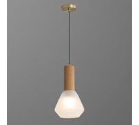 Wmmner Lampada a Sospensione in Vetro per Isola Cucina, Lampadari Geometrici in Ottone Spazzolato Lampada a Sospensione Sopra il Bar Della Sala da Pranzo Illuminazione Contemporanea per la Casa/Bianco