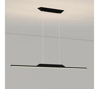Wmmner Lampada a Sospensione Lineare Dimmerabile Lampada da Soffitto a Sospensione Moderna Apparecchio Di Illuminazione Dell'Isola Della Cucina Chaner a Strisce Lunghe per Tavolo da Pranzo Soggiorno L