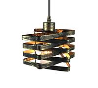 Wmmner Lampada a Sospensione Rustica Retro Industrial Metal Drop Ceiling Light, Vintage Hanging Chaner Farmhouse Lighting Fixture per Fienile Corridoio Cucina Camera da Letto E27 Lampade a Sospensione