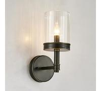 Wmmner Lampada da Parete a Candela in Rame Applique da Parete in Ottone con Paralume in Vetro Lampada da Parete Decorativa per Soggiorno E14 Apparecchio Di Illuminazione Lampade da Parete Dal Design P