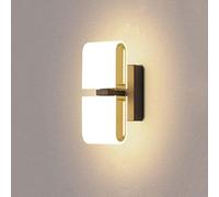 Wmmner Lampada da Parete a Led D Applique da Parete Regolabile Modern Lampada da Parete, Luci da Parete per Interni da 12 W - Lampade da Testiera, Chane