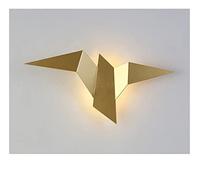 Wmmner Lampada da Parete a Led Lobby Camera Degli Ospiti Soggiorno Camera da Letto Lampada da Comodino Decorazione D'Interni Illuminazione per la Casa - Design, Lampadario (Oro, Bianco Caldo)/Oro/Luce