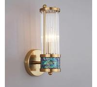 Wmmner Lampada da Parete, Applique Decorativa Moderna da Interno, Applique Cilindriche con Illuminazione Verso L'Alto e Verso il Basso, Lampade da Parete Art Déco Dorate per Soggiorno e Camera da Lett