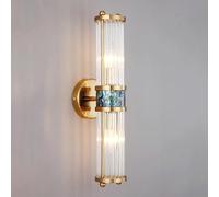 Wmmner Lampada da Parete, Applique Decorativa Moderna per Interni, Applique Cilindriche con Illuminazione Verso L'Alto e Verso il Basso, Lampade da Parete Art Déco Dorate per Soggiorno e Camera da Let
