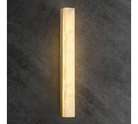 Wmmner Lampada da Parete Applique Moderna Lunga Luce in Ottone Lampada per Scale Viventi/Oro/80Cm