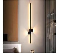 Wmmner Lampada da Parete Lampada da Parete Moderna a Led - Applique Nera Bianca e Oro per Decorazioni per la Casa Illuminazione Elegante da Comodino e Corridoio Spot Versatile (Verde Chiaro 92 Cm)/Ond