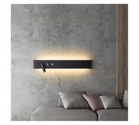 Wmmner Lampada da Parete Moderna a Led con Interruttore Luce Interna Fixture Applique da Parete Scala Camera da Letto Comodino Soggiorno Illuminazione Del Corridoio Di Casa, Lampada da Parete Versatil