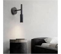 Wmmner Lampada da Parete Moderna a Led in Bianco e Nero - Elegante Lampada da Lettura Regolabile e Luce da Notte per Camera da Letto e Soggiorno, Lampada da Faretto Bianco Caldo/B/Luce Naturale