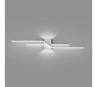 Wmmner Lampada da Parete Moderna a Led Lineare su Giù Applique da Parete in Metallo 39 Pollici in Alluminio Soggiorno Decor Apparecchio Di Illuminazione da Parete Paralume Acrilico, Applique Trapezoid