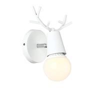 Wmmner Lampada da Parete Moderna in Metallo Retrò Applique da Parete in Ferro Antico Apparecchio Di Illuminazione E27 Lampada da Parete a Base per Cucina Bar Camera da Letto Soggiorno, 1 Confezione (B