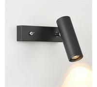Wmmner Lampada da Parete Moderna, Lampada da Parete per Interni a 3 Colori, Lampada da Parete Cablata con Interruttore, Luce Di Lettura da Comodino Regolabile per Camera da Letto Soggiorno Corridoio/N