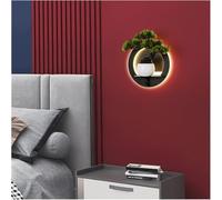 Wmmner Lampada da Parete, Moderne Lampade da Parete a Led Studio Soggiorno Camera da Letto Comodino Corridoio Corridoio Illuminazione Interna Luci Domestiche Possono Mettere Le Cose con Gancio, Canna/
