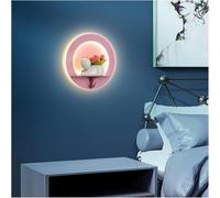 Wmmner Lampada da Parete, Moderne Lampade da Parete a Led Studio Soggiorno Camera da Letto Comodino Corridoio Corridoio Illuminazione Interna Luci Domestiche Possono Mettere Le Cose con Gancio, Canna/