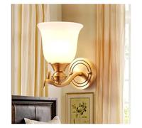 Wmmner Lampada da Parete Nordic Interior Brass Lamp Led Gold Copper Creative Design Applique Light per la Casa Living Camera da Letto Decor