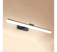 Wmmner Lampada da Parete per il Bagno a Led Sopra la Lampada da Parete per la Vanità a Specchio, Moderna Illuminazione da Parete Girevole Minimalista/12 * 60Cm/70Cm