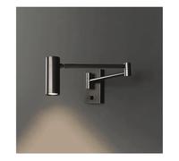 Wmmner Lampada da Parete Regolabile con Interruttore On/Off, Moderna Applique Pieghevole con Braccio Orientabile, Lampada da Lettura da Parete per Camera da Letto, Testiera Del Letto, Soggiorno, Corri