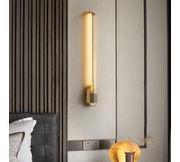 Wmmner Lampada da Parete Tutta la Lampada da Parete Cinese in Rame 丨lunga Lampada da Parete Del Soggiorno E27丨applique da Parete D'Arte Moderna 丨 Applique da Parete in Orofinato Nero 丨 Supporto da Par