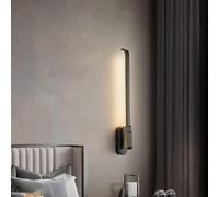 Wmmner Lampada da Parete Tutta la Lampada da Parete Cinese in Rame 丨lunga Lampada da Parete Del Soggiorno E27丨applique da Parete D'Arte Moderna 丨 Applique da Parete in Orofinato Nero 丨 Supporto da Par