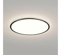 Wmmner Lampada da Soffitto a Incasso a Led Dimmerabile con Telecomando, 3000K-60Lampada da Soffitto Rotonda 00K, Luci a Soffitto Moderne Ultra Sottili, Lampadario a Sospensione a Soffitto/Scuro/40 Cen