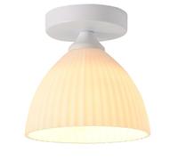 Wmmner Lampada da Soffitto a Incasso in Vetro Al Latte Francese Lampada da Soffitto a Forma Di Cupola Di Metà Secolo Lampada da Soffitto Minimalista per Soggiorno Sala da Pranzo Studio Villa Camera da