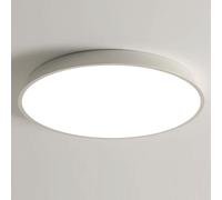 Wmmner Lampada da Soffitto Moderna Rotonda Paralume in Acrilico a Ledplafoniere Oscurante Plafoniera a Tre Colori Lampada da Soffitto a Incasso per Camera da Letto Ufficio Hotel Soggiorno Cucina Corri