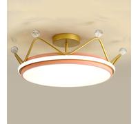 Wmmner Lampada da Soffitto Semplice a Led Scandinavia Lampada a Pannello Colorata a Risparmio Energetico Luci Piatte Moderne Installazione Integrata Apparecchi Di Illuminazione a Soffitto a Baldacchin
