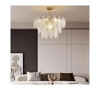 Wmmner Lampadari Luce Francese Lusso Soggiorno Lampadario American Pastorale Camera da Letto Lampada Villa Hall Lampada Ristorante Lampadario/Oro/2 Strati 50 cm